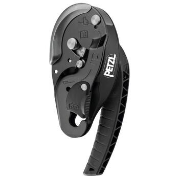 Спускний пристрій Petzl I&39D S з автоматичним гальмуванням та функцією антипаніки для роботи на висоті та мотузкового доступу, чорний, вантажопідйомність 250 кг, сумісний з мотузками від 10 до 11,5 мм, фургони, автомобілі, вантажівки