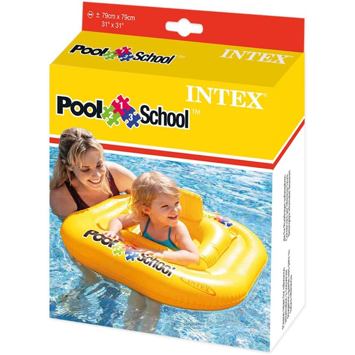 Пляжні іграшки Intex 56587EU Deluxe Baby Float, різнокольорові