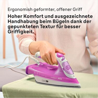 Парова праска з технологією FreeGlide 3D, підошва SuperCeramic, Ultimate FastClean, автоматичне відключення, вертикальна подача па