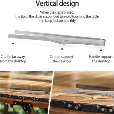 Кухонний гриль Щипці для гриля Титанова чашка для барбекю Кліпса для барбекю Щипці для смаження Пінцет без опіків Багатофункціонал