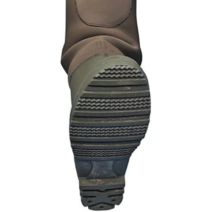 Водонепроникні неопренові вейдерси з чоботами-шипами для чоловіків та жінок - для ходьби по бровах, нахлистової риболовлі, полювання, роботи в багнюці EU 43 UK 9 US 9.5