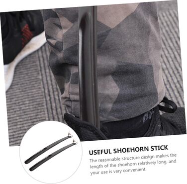 Дерев'яні черевики Shoehorn з масиву дерева Shoehorn Hotel Shoehorn Tool Корисний дерев'яний підйомник взуття Shoehorn Single Plugged Footwear, 2 шт.