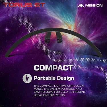 Підсвічування електронної мішені для дартсу Mission Torus ST