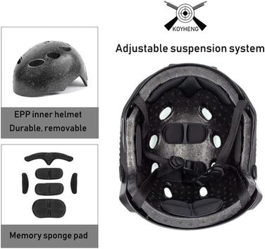 Тактичний шолом PJ типу Airsoft Fast та складна маска для захисту слуху з окулярами та повним захистом обличчя, червона маска