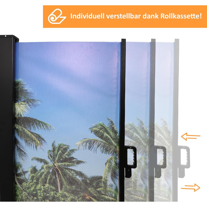 Бічний тент з фотодруком. Уривок з ПІВДЕННОГО МОРЯ ліворуч.