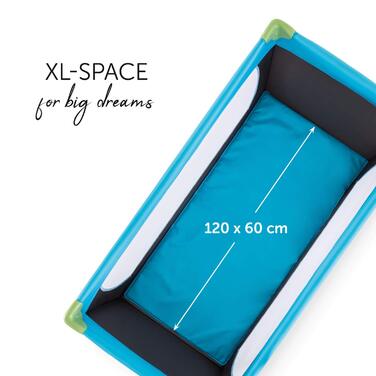 Люлька для подорожей від народження до 15 кг, маленька складна, з люлькою для перенесення та складною основою, поверхня для лежанн