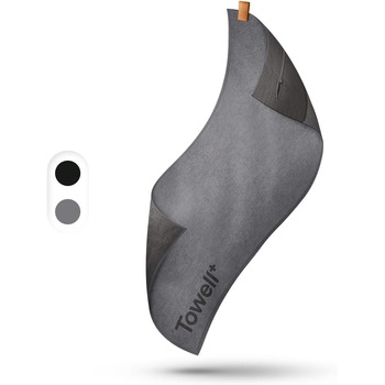 Спортивний рушник STRYVE Оригінальний Towel Платиново-сірий 90 x 40 см Магнітна кліпса та протиковзкий захист Розумний дизайн за найкращою ціною Ідеально підходить для спортзалу