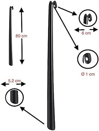 Рожок для взуття IKEA зі сталі, антрацит, епоксидне порошкове покриття