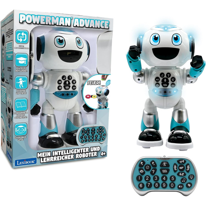 Робот з дистанційним керуванням, інтерактивна та розвиваюча іграшка для дітей, гуляє, танцює, відтворює музику, створює та розпові