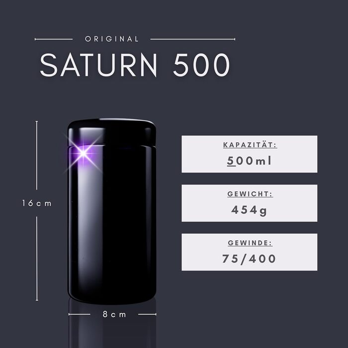 Елегантні скляні банки для зберігання ANCEVIA фіолетового кольору 500 мл набір із 6 (75/400) герметичних контейнерів для зберігання з кришками Банки для зберігання Miron, скляні контейнери з кришками, наприклад, для горіхів, цукру, чаю та трав