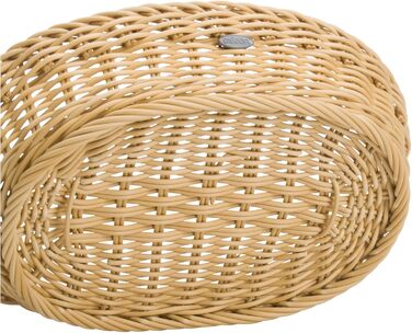 Багатофункціональний кошик Westmark, підходить для готелів та ресторанів, овальний, приблизно 32 x 23 x 7 см, синтетичне волокно, Saleen Edition, світло-бежевий, 02010730101 Бежевий 29,6 x 20 x 1 см