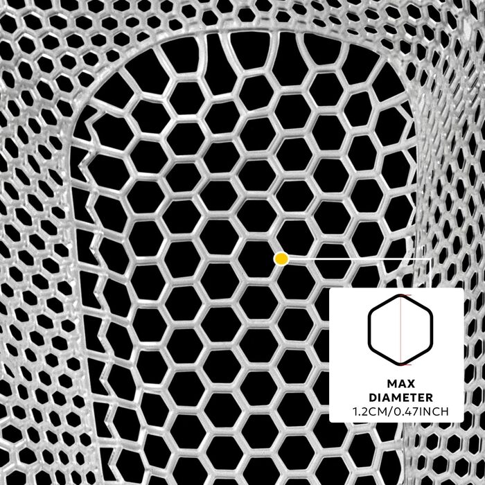Підсак для нахлистової риболовлі SF з дерев&39яним каркасом, м&39яка гумова сітка, підсак для форелі, компактний підсак &quotспіймав і відпусти&quot
