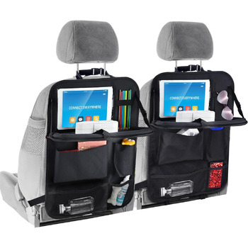 Автомобільний органайзер на заднє сидіння Datanly з піддоном, органайзер на заднє сидіння для дітей, килимки для авто, для подорож