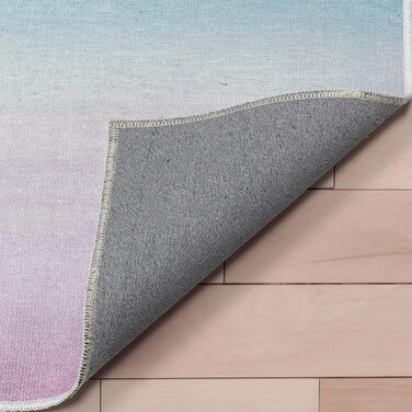 Дитячий килимок Well Woven, схід сонця, 12,7 х 18,8 см, різнокольоровий, сучасний принт, можна прати в пральній машині, килимок