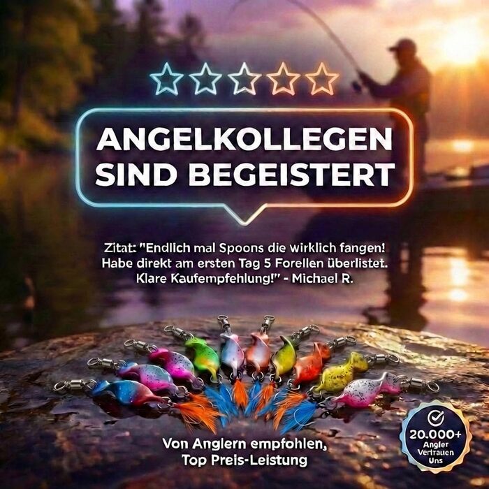 Новинка виставки 2024 Блесни Spoons Trout Mega Twist 10 шт. у коробці з блеснами Набір блесень для лову форелі Ловля форелі блешнею Набір блешень для лову форелі Trout 3g з пружиною