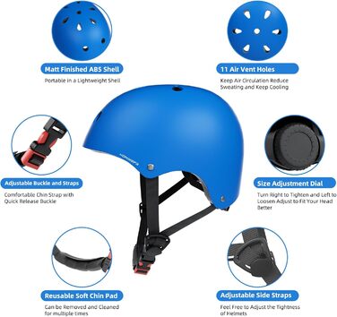 Дитячий велосипедний шолом Дитячий шолом для фігуристів Регульований шолом для 3 років хлопчик CE сертифікація для велосипеда само