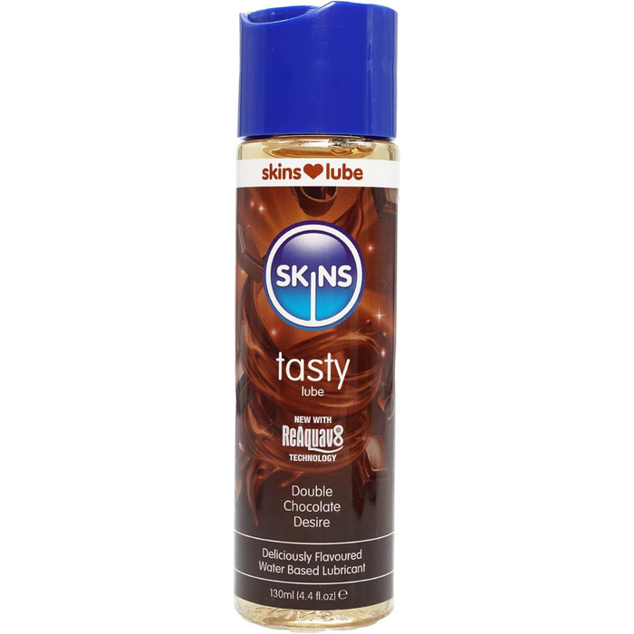 Їстівний гель-лубрикант SKINS подвійний шоколад, 130 мл