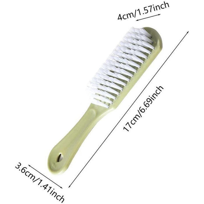 Щітка для чищення взуття TRASKA Schuhbrste Щітки для чищення білизни Щітки для білизни з м'якою щетиною Щітка для виведення плям для взуття Приладдя для чищення Soft (колір зелений) Зелений