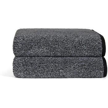 Супер плюшеві банні рушники Brooklinen, набір з 2 шт. , строкаті, чорні, 100 бавовна, найкращі розкішні рушники для спа-центру Чор