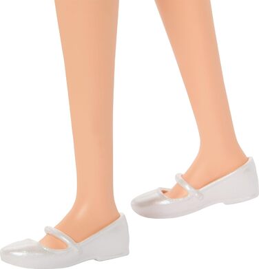 Лялька Barbie Fashionistas 224 із хвилястим чорним волоссям, рожевою сукнею в ситцевий колір і аксесуарами, колекційна модна ляльк