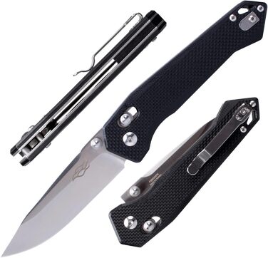 Складаний кишеньковий ніж, лезо з нержавіючої сталі 440C, ергономічна рукоятка G10 з кліпсою, полювання, риболовля, кемпінг, папка