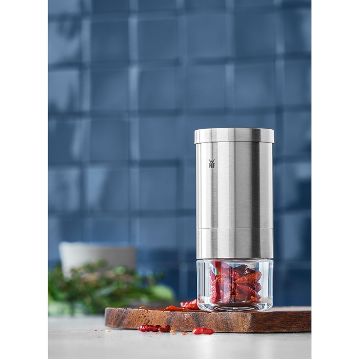 См, Різак для перцю чилі з ріжучим блоком, подрібнювач чилі, нержавіюча сталь Cromargan, різак для сушених трав, спецій, 10,5