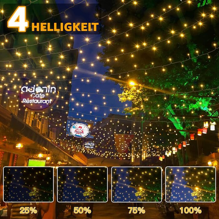 Казкові вогні на відкритому повітрі 80M 800LED, потужність казкових вогнів 8 режимів з таймером дистанційного керування, казкові в