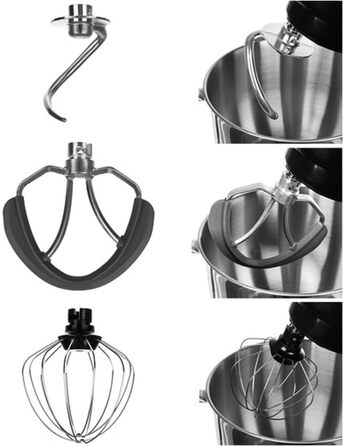 Міксер для кухонного комбайна, багато аксесуарів, чаша з нержавіючої сталі 16746