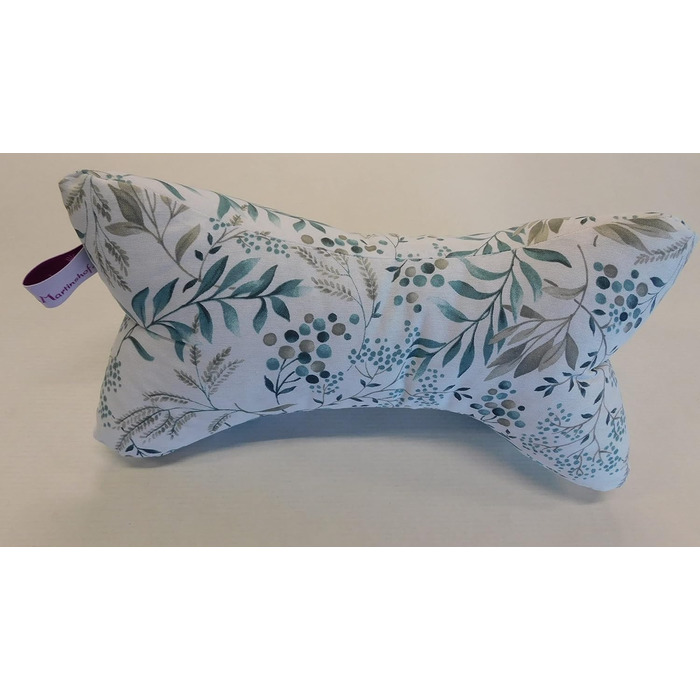 Кістка для читання Martinshof Manufactory, подушка для шиї з трав/листя, кістка для шиї, подушка для читання, кістка для читання, підставка для книги, розслаблююча подушка, підтримка шиї, ергономічна, бавовна