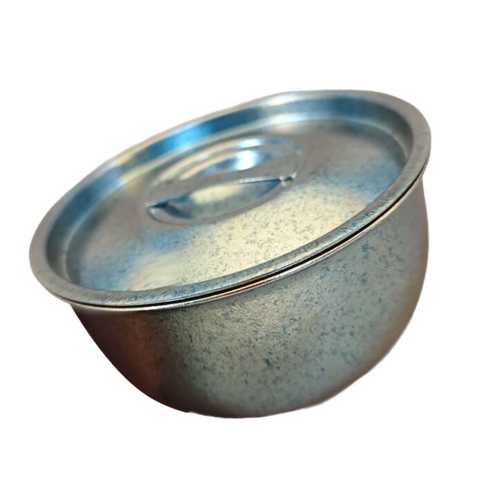 Портативна металева миска об&39ємом 600 мл з герметичною кришкою, контейнер для обіду для кемпінгу, походів, пригод на природі, герметична металева миска з кришкою, синього кольору