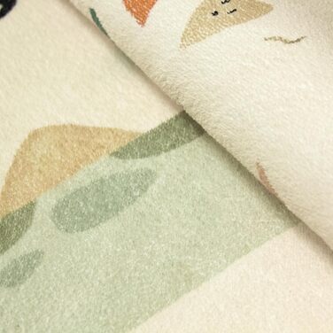 Дитячий килимок килимок для дитячої кімнати круглий з коротким ворсом, нековзний миється ігровий килимок для хлопчиків дівчаток із