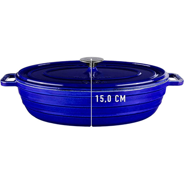 Чавунна жаровня Sally's Alime (Королівська блакитна майоліка)