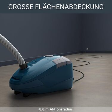 Пилосос з мішком RO3126EA Паркетний набір 900 Вт 4,5 л пилозбірник 8,8 м робочий радіус, темно-синій/сірий Будинок