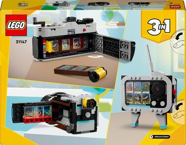 Конструктор LEGO Creator 31147, 3-в-1 Ретро Камера, 261 деталь