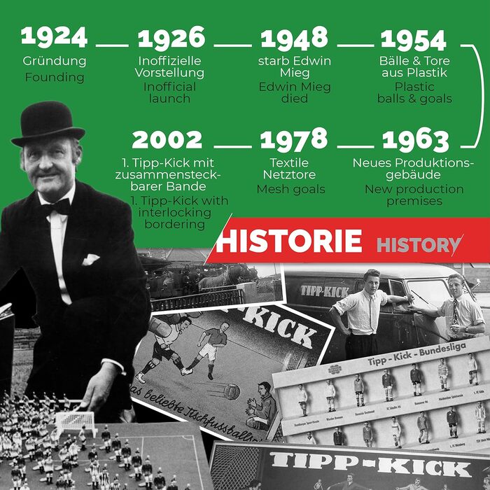 Набір TIPP-KICK для Суперкубка Франції 1 велике ігрове поле з бортами, 2 верхні кікери, 2 воротарі Тоні, 2 ворота, 2 м&39ячі, 1 годинник для перерви, 1 звуковий чіп, спортивна сумка Франція