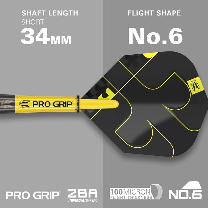 Набір дротиків Target Darts Bolide Void 90 вольфраму, сталеві наконечники зі швейцарськими наконечниками 21G/22G/23G/24G/25G/25G Професійні набори дротиків, чорні дротики, швейцарські наконечники - інструмент у комплекті, ствол 23G 01