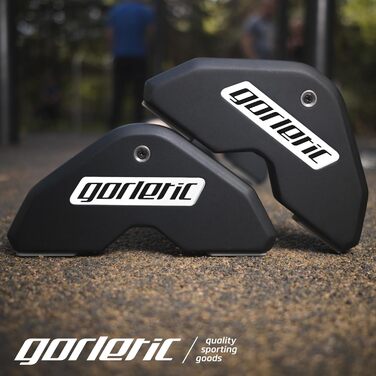 Паралети LowFit PRO Gorletic Calisthenics - Гімнастичні паралети, легке транспортування, протестовані спортсменами, преміальний магнітний дизайн, чорний