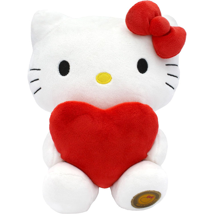 М'яка іграшка Hello Kitty з серцем ECO, 24 см у картонній упаковці