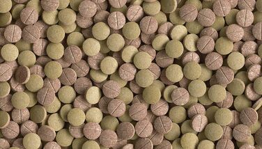 Таблетований корм для всіх великих донних риб, особливо для донних риб з більшим, опущеним ротом, 133 таблетки (упаковка з 2 шт. )