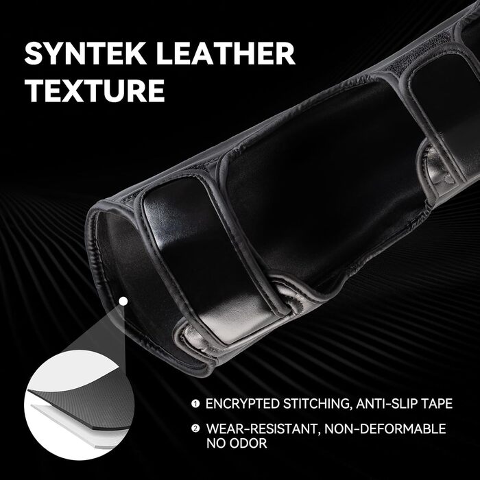 Щитки для гомілок для кікбоксингу синтетична шкіра, подвійна пінопластова підкладка, легкі та гнучкі, для муай-тай, ММА та бойових мистецтв без металевого кільця чорні