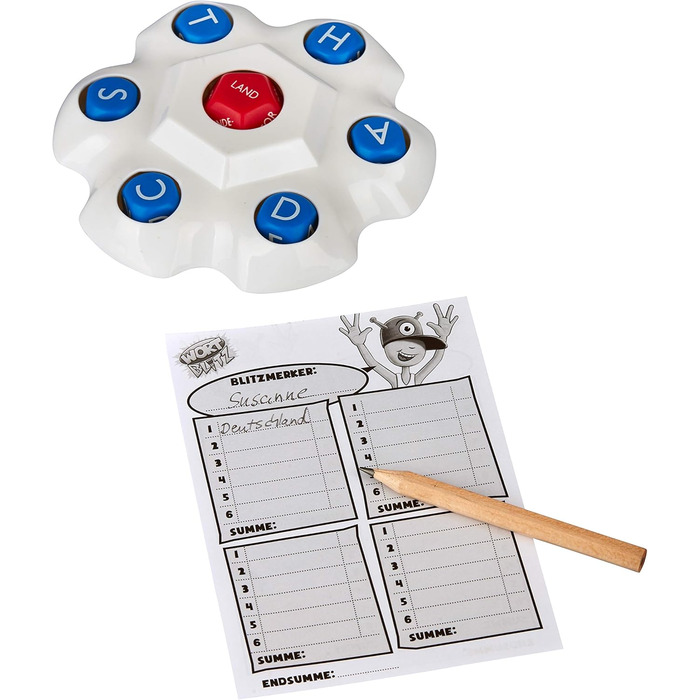 Від HCM Kinzel сімейна гра на мислення з літерним торнадо. Творче навчання та знання, альтернатива Місто-Село-Річка, сприяє швидко