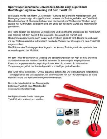 Відцентровий еспандер інноваційна фітнес-революція, обертальне тренування для спини та верхньої частини тіла, компактний та ефективний, виготовлений у Німеччині, з книгою тренувань та постером