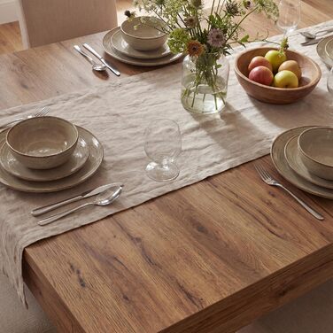 Розсувний обідній стіл B&D home LIVIUS 80120 x 80 см сучасний кухонний стіл під дуб, компактний, з вбудованим місцем для зберігання подовжувальних дощок, дерев&39яний стіл для кухні та їдальні