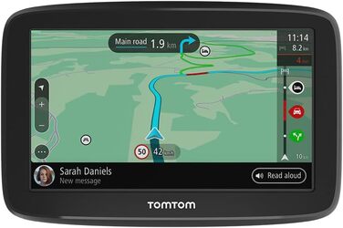 Навігаційний пристрій Tomtom GO Classic (уникнення пробок завдяки Tomtom Traffic, оновлення Європа, оновлення через Wi-Fi) (6 дюймів, комплект з кріпленням для вентиляційного отвору)