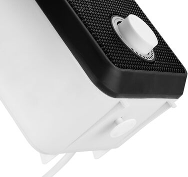 Настільний вентилятор-обігрівач NEO TOOLS, 600 Вт - Компактний міні-вентилятор-обігрівач з термостатом та захистом від перекидання, ідеально підходить для столів та офісів, ефективний точковий обігрів 90-129