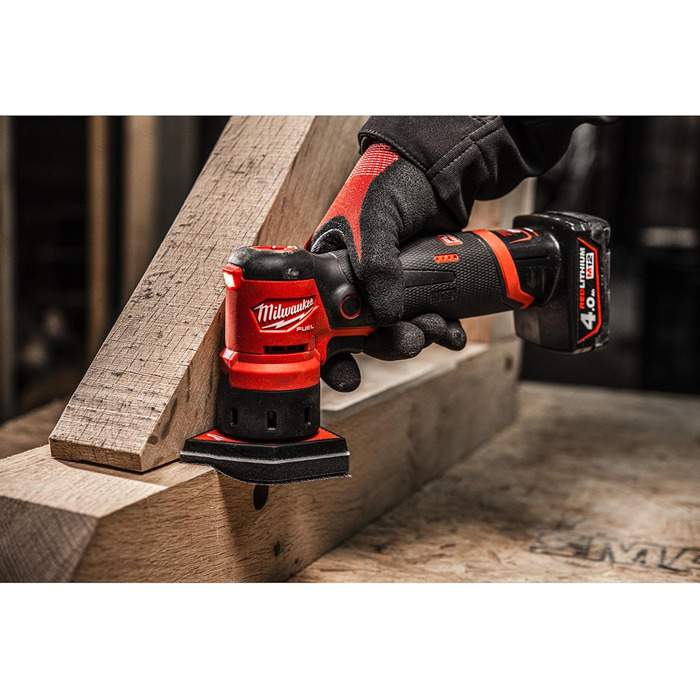 Акумуляторна точкова шліфувальна машина Milwaukee M12 FUEL FDSS-422X, довільна орбітальна шліфувальна машина з п'ятикутним шліфува