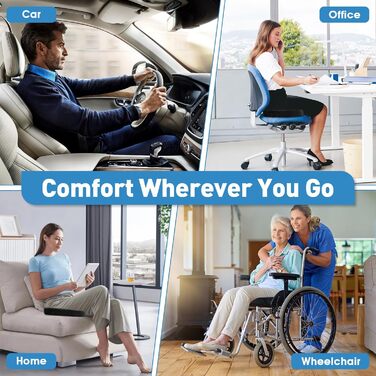 Гелева подушка, ортопедична подушка сидіння, кільцеподібна подушка проти сидіння, кільце сидіння, подушка для куприка, рельєфна, комбіноване кільце сидіння з гелю та піни з ефектом пам&39яті, пінопластова подушка для куприка