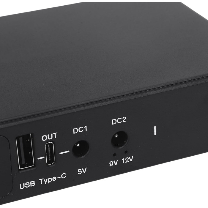 Блок живлення, 18000 мАг, джерело безперебійного живлення з USB Type-C та регульованим виходом 5В-9В-12В для роутерів, камер відеоспостереження, сканерів відбитків пальців