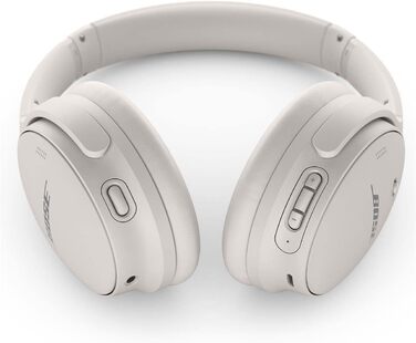 Бездротові шумозаглушувальні Bluetooth-навушники Bose QuietComfort 45, мікро, білі, один розмір, білий жорсткий кейс