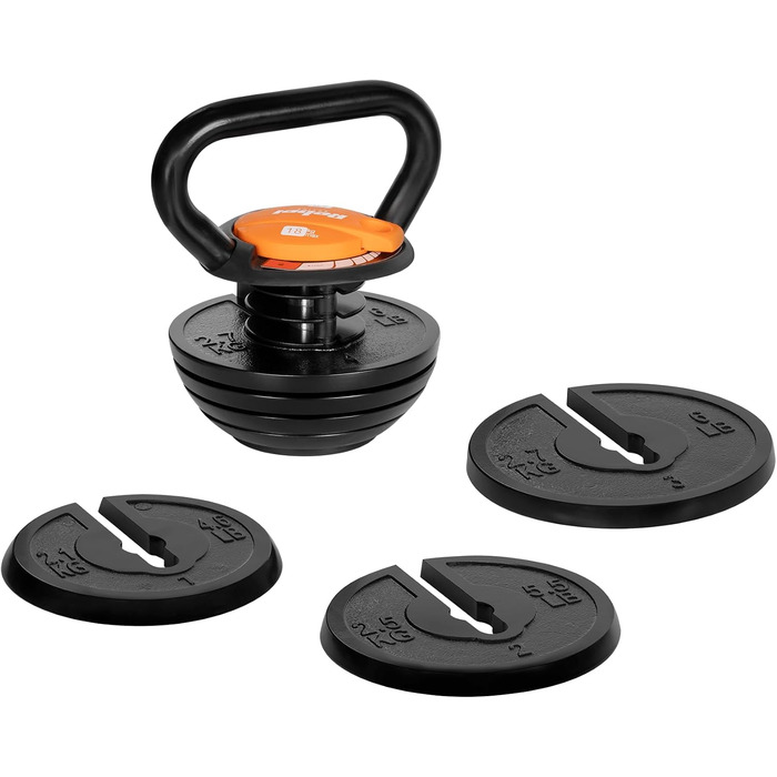Регульована чавунна гиря Rebel Kettlebell 18 кг RBA-2324-18